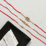 Premium Rakhi Set With Kaju Katli Sweet