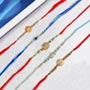 Elegant Designer Family Rakhi Set For UK