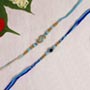 Designer Beaded Rakhis Set of Two For UK