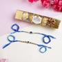 Evil Eye Stylist Rakhi Set with Chocolate Pack For UK