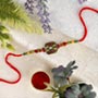 Stunning Blue Eye Bead Rakhi For UK