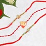 Set of Three Elegant Rakhis For UK