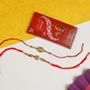 Elegant Brother Rakhi with Lindt Chocolate For UK