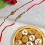 Exquisite Designer Rakhis with Motichoor Ladoo For UK
