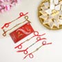 Fascinating Five Set of Rakhis with Kaju Katli & Lindt Chocolate For UK