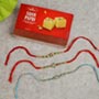 Premium Rakhi Set With Soan Papdi Sweet For UK