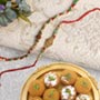Traditional Ethnics Rakhi with Motichoor LadooFor UK