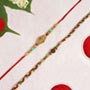 Trending Om Rudraksha Rakhi SetFor UK