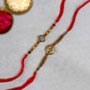 Wonderful Set of Two Rakhis For UK