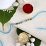 Ethnic Swastika Beaded Rakhi For UK