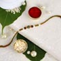 Designer Embellished Multicolour RakhiFor UK