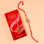 Designer Rakhi Set With Lindt Chocolates For UK