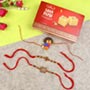 Beautiful Family Rakhi Set with SweetFor UK
