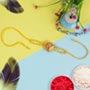 Beaded Sandalwood Rakhi Thread For UK