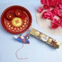 Superman Kids Rakhi with Puja Thali & Chocolates For UK