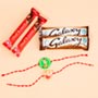 Beautiful Kids Rakhis with Chocolate Bars For UK