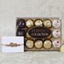 Veera Rakhi With Ferrero Rocher Hamper