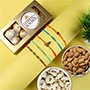 Beauteous 5 Rakhi Set Hamper