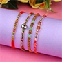 Graceful Set of 4 Rakhi For UK