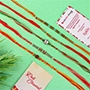 Fascinating Fancy Beads Five Rakhi Set