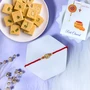 Aum Divine Rakhi with Soan Papdi