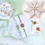Alluring Rakhi Set with Kaju Katli