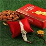 Royal Rakhi with 250gm Soan Papdi and 100gm Almond for USA