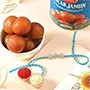 Starry Rakhi with 1kg Gulabjamun