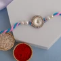 Sacred Trishul Pearl Rakhi