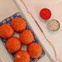 Sandalwood Beads Rakhi With Motichoor Laddoo