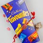 Ganpati Rakhi With Cadbury Favourites Pack