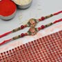 Set of 2 Designer Om Rakhis