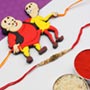 Beautiful Pearl and Kids Set of 2 Rakhis