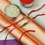 Designer Pearl Set of 2 Rakhis