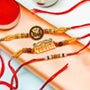 Veera, Trishul & Pearl Set of 3 Rakhis