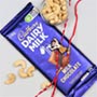 Bhai and Kid Rakhi with Dairy Milk and Cashew