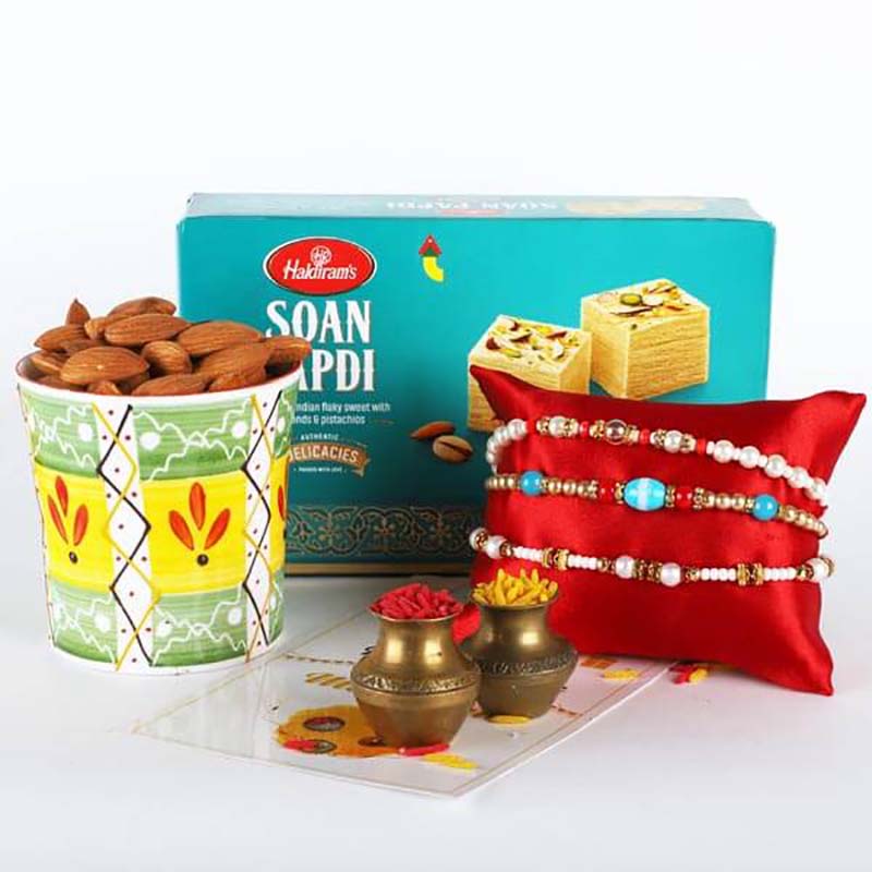 Send Traditional Rakhi Package Online | Rakhibazaar.com