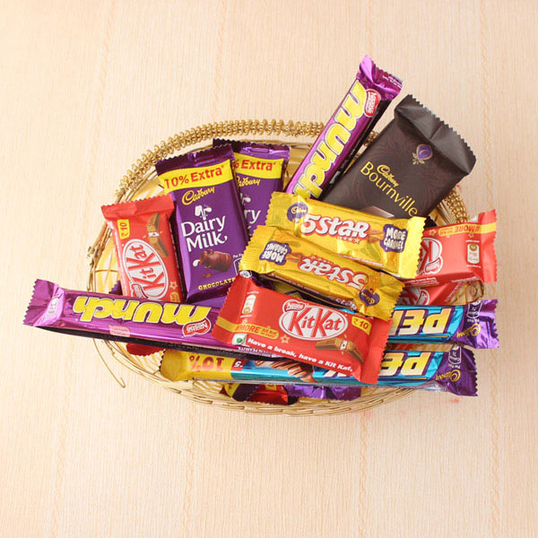 Send A Basket of Choco Delight Online | Rakhibazaar.com