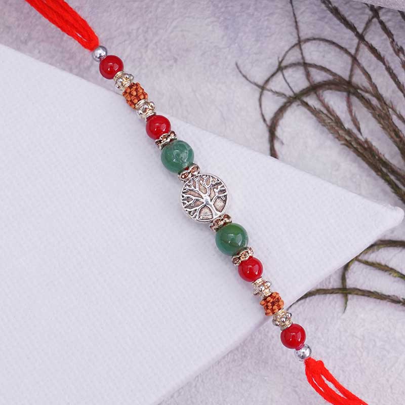 Send Set of Three Silver Rakhi Online | Rakhibazaar.com