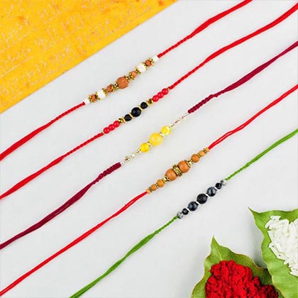 Premium Quality Best  5 Rakhi Set