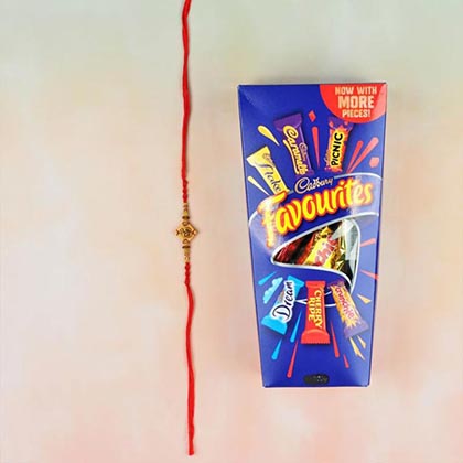 Aum Rakhi With Cadbury Favourites