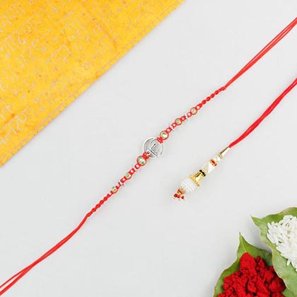Punjabi Style Bhaiya Bhabhi 2 Rakhi Set