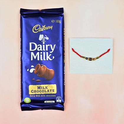 Tiger Stone Rakhi With Dairymilk Chocolate