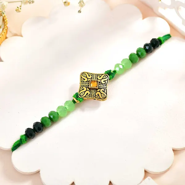 Emerald Radiance Rakhi