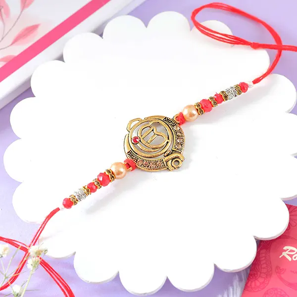 Ek Onkar Harmony Rakhi with Lindt LINDOR Assorted Bag