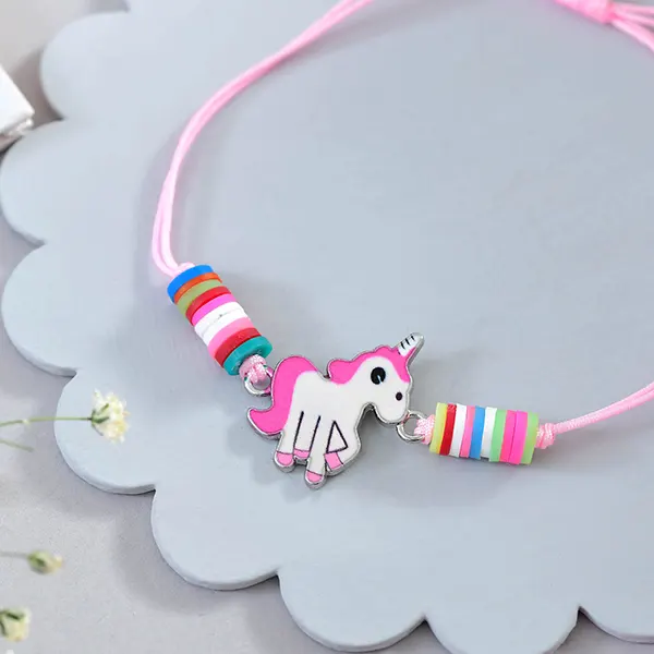 Pink Unicorn Kids Rakhi