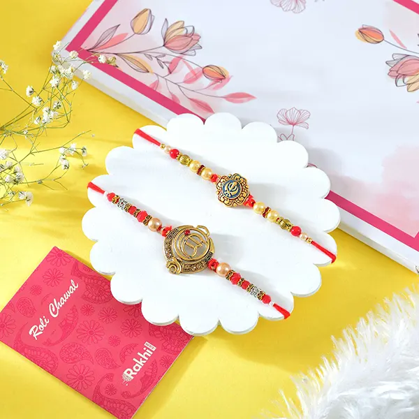 Set of 2 Punjabi Rakhi