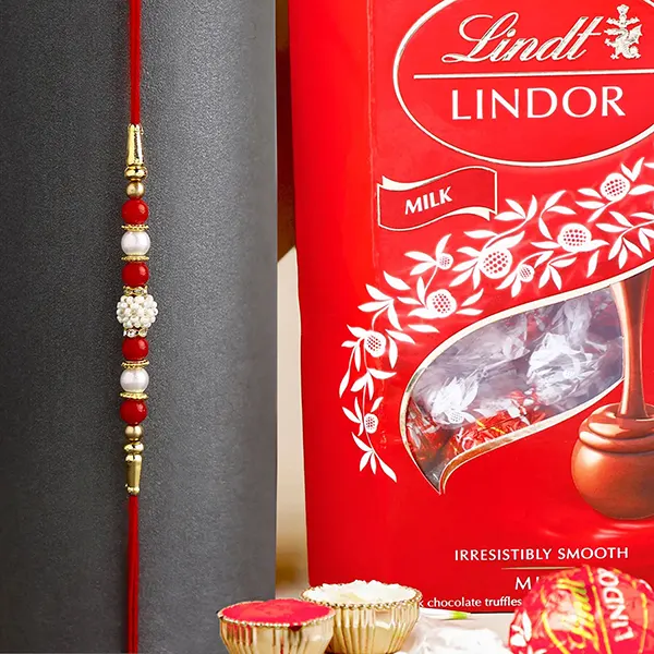 Luminescent Luster Pearl Rakhi N Lindt