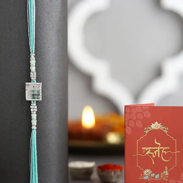 Imperial American Diamond Rakhi