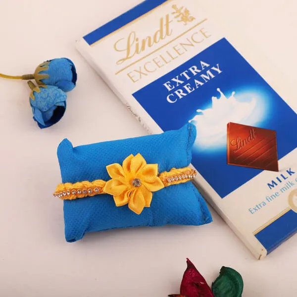 Pretty Sunny Rakhi and Lindt